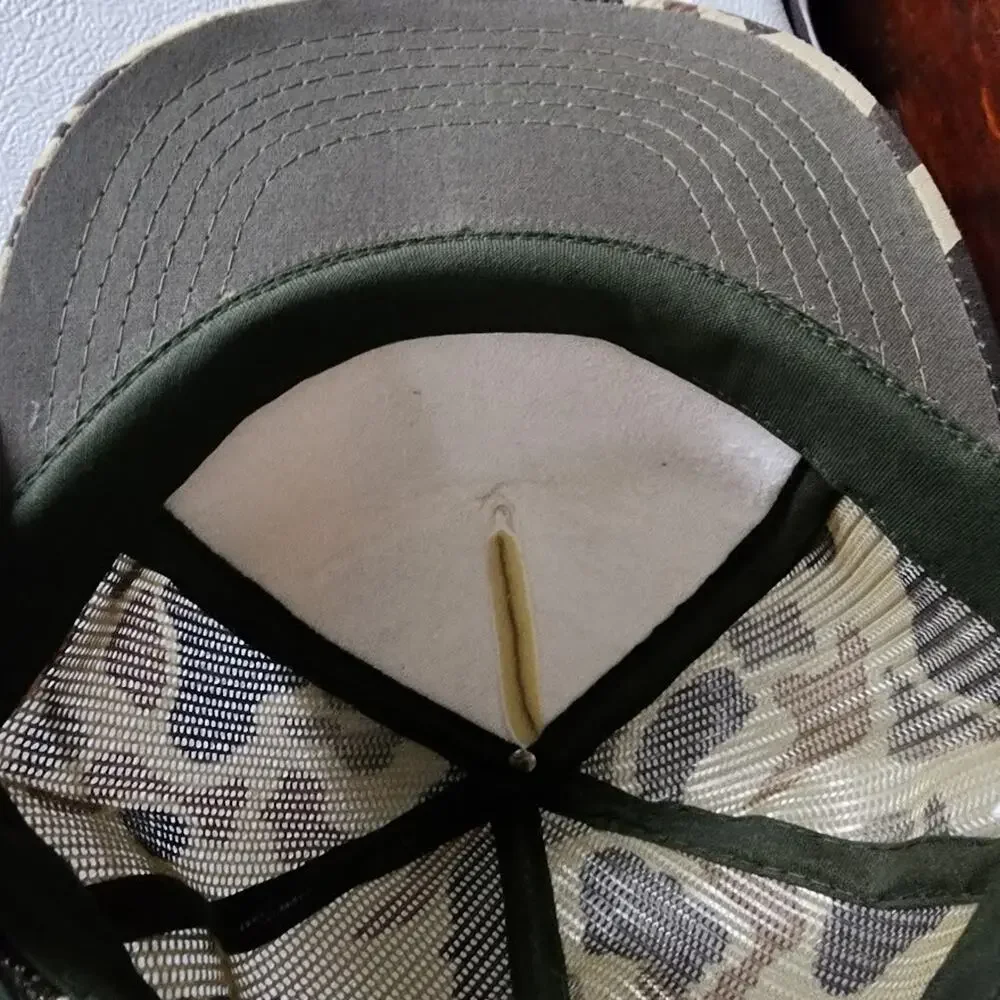 Scent Shield Trucker Hat Adjustable Snapback Camo Tan Brown Deer Hunter NOS